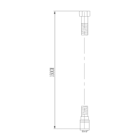 Sapho SOFTFLEX plastová sprchová hadica, 150cm, metalická strieborná/chróm 1208-11