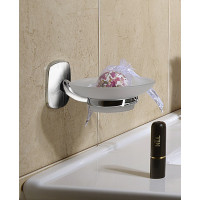 Aqualine RUMBA mydlenka, mliečne sklo, chróm RB102