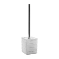 Gedy QUADROTTO WC kefa na postavenie, biela QU3302