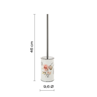 Gedy CLOTHILDE WC kefa na postavenie, keramika CI3302