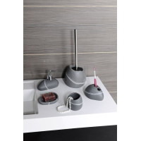 Ridder LITTLE ROCK WC kefa na postavenie, šedá 22190407