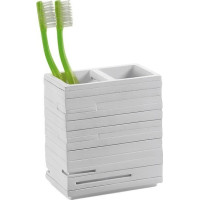 Gedy QUADROTTO držiak kefiek na postavenie, biela QU9802