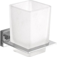 Aqualine APOLLO pohár, mliečne sklo, chróm 1416-04