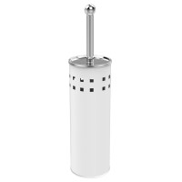 Aqualine SIMPLE LINE WC kefa valcová s otvormi, biela 04002W