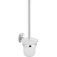 Aqualine RUMBA WC kefa závesná, mliečne sklo, chróm RB108