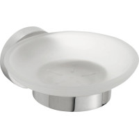 Sapho X-ROUND mydlenka, mliečne sklo, chróm XR803