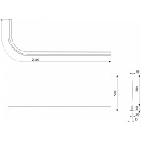 Polysan ASTRA R panel čelný 34812