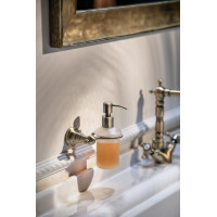 Sapho DIAMOND dávkovač mydla, 200ml, mliečne sklo, bronz 1318-19