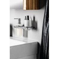 SONIA ZEN dávkovač mydla 250ml, mliečne sklo, chróm 161010