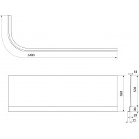 Polysan VIVA R 185 panel čelný 72149