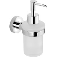 Aqualine SAMBA dávkovač mydla 150ml, mliečne sklo, chróm SB119