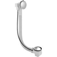 Sapho SENATOR vaňová súprava s bovdenom, dĺžka 550mm, zátka 72mm, nerez mat VR115528