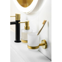 Sapho X-ROUND GOLD pohár, mliečne sklo, zlato mat XR903GB
