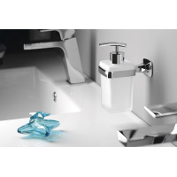 METAFORM AIDA dávkovač mydla 270 ml, mliečne sklo, chróm AI019