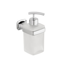 METAFORM AIDA dávkovač mydla 270 ml, mliečne sklo, chróm AI019