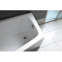 Sapho SENATOR vaňová súprava s bovdenom, dĺžka 700mm, zátka 72mm, nerez mat VR117028