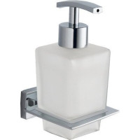 Aqualine APOLLO dávkovač mydla, 200ml, mliečne sklo, chróm 1416-19