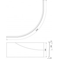 Polysan ROSANA 150 panel čelný 63319
