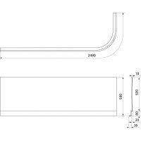 Polysan VIVA L 185 panel čelný 72118