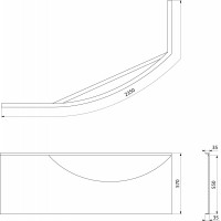 Polysan MAMBA L 170 panel rohový 76312