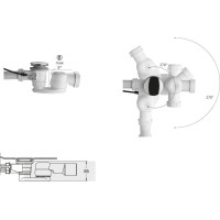 Polysan Sifón 6/4", výška 42mm, DN40 71712