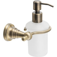 Sapho DIAMOND dávkovač mydla, 200ml, mliečne sklo, bronz 1318-19