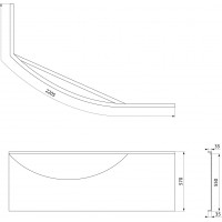 Polysan MAMBA R 160 panel rohový 28312