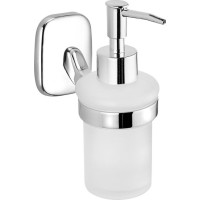 Aqualine RUMBA dávkovač mydla 160ml, mliečne sklo, chróm RB119