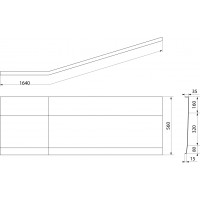 Polysan PROJEKTA L 160 panel čelný 20312