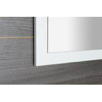 Sapho TREOS zrkadlo v ráme 750x500mm, biela mat TS750-3131