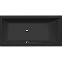 Polysan CLEO obdĺžniková vaňa 180x90x48cm, čierna mat 13111.21