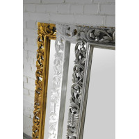 Sapho SCULE zrkadlo vo vyrezávanom ráme 70x100cm, biela IN171