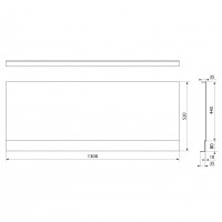 Polysan COUVERT NIKA panel čelný 130x52cm 72852