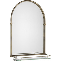Sapho TIGA zrkadlo s policou 48x67cm, bronz HZ206