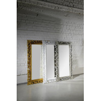 Sapho SCULE zrkadlo vo vyrezávanom ráme 80x120cm, biela IN324