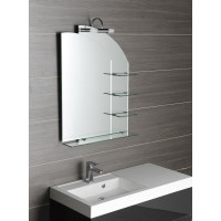Aqualine WEGA zrkadlo s policami 65x90cm 65028