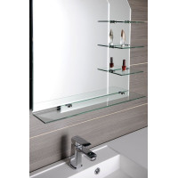 Aqualine WEGA zrkadlo s policami 65x90cm 65028
