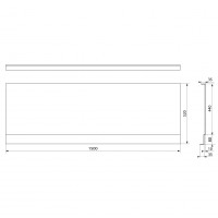 Polysan COUVERT NIKA panel čelný 150x52cm 72850