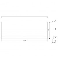 Polysan COUVERT NIKA panel čelný 140x52cm 72851