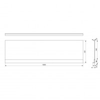 Polysan COUVERT NIKA panel čelný 180x52cm 72847