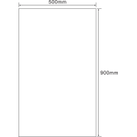 Aqualine Zrkadlo 50x90cm, bez úchytu 22494