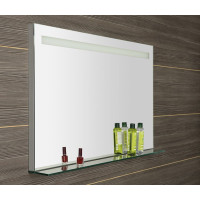 Sapho BRETO zrkadlo s LED osvetlením a policou 1000x608mm BT100