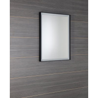 Sapho SORT zrkadlo s LED osvetlením 60x80cm, čierna mat ST080