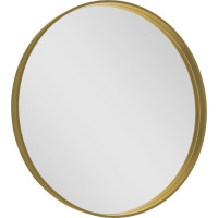 Sapho NOTION okrúhle zrkadlo v ráme ø 60cm, zlato mat NT600G