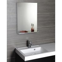Aqualine BETA zrkadlo s policou 50x70x12cm 57396