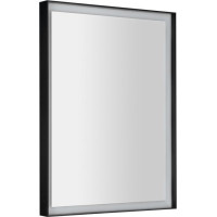 Sapho SORT zrkadlo s LED osvetlením 60x80cm, čierna mat ST080