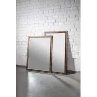 Sapho ROMINA zrkadlo v drevenom ráme 580x980mm, bronzová patina NL398