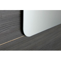 Sapho ISHAPE zrkadlo 1200x600mm, zaguľatené rohy, bez úchytu AG612