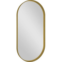 Sapho AVONA oválne zrkadlo v ráme 50x100cm, zlato mat AV500G