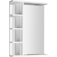 Aqualine KORIN zrkadlo s LED osvetlením a policami 50x70x12cm KO355